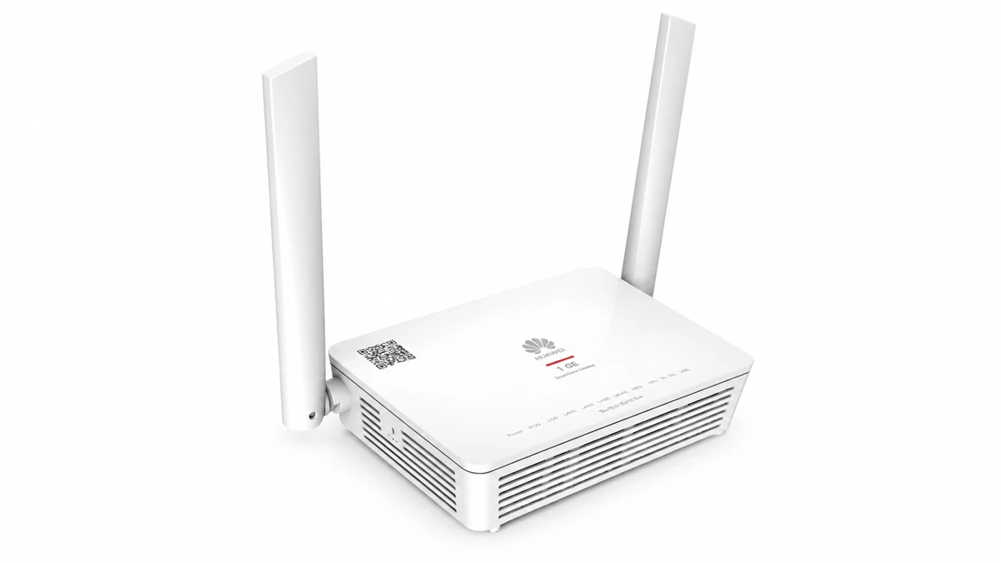 Router blanco con cuerpo y dos antenas completos; fotografía original aportada, modelo por confirmar