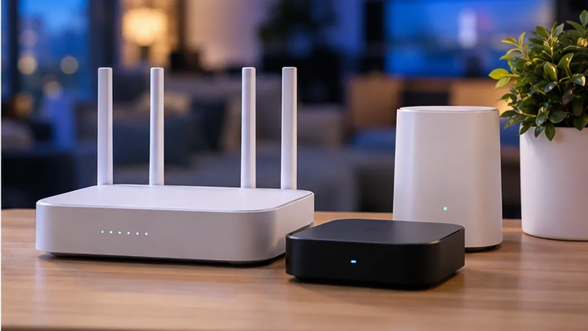 Generic connectivity and TV equipment; illustrative image